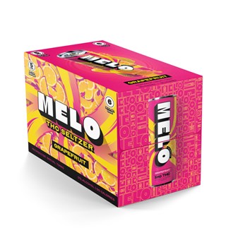 MELO THC Seltzer Grapefruit Six Pack 
